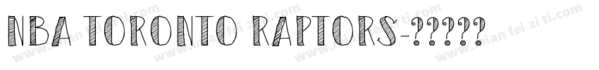 NBA Toronto Raptors字体转换